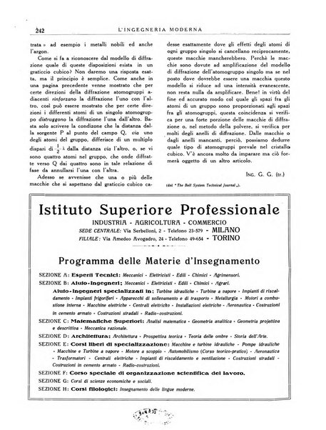 L'Ingegneria moderna rassegna di tecnologie industriali, agrarie, edilizie, idrauliche, stradali, ferroviarie