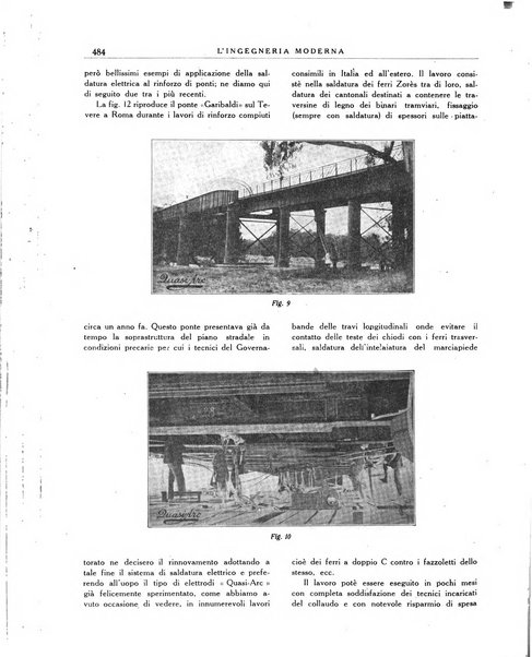 L'Ingegneria moderna rassegna di tecnologie industriali, agrarie, edilizie, idrauliche, stradali, ferroviarie