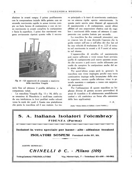 L'Ingegneria moderna rassegna di tecnologie industriali, agrarie, edilizie, idrauliche, stradali, ferroviarie