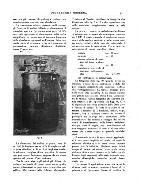 L'Ingegneria moderna rassegna di tecnologie industriali, agrarie, edilizie, idrauliche, stradali, ferroviarie