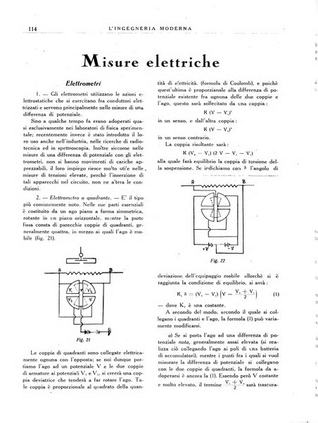 L'Ingegneria moderna rassegna di tecnologie industriali, agrarie, edilizie, idrauliche, stradali, ferroviarie