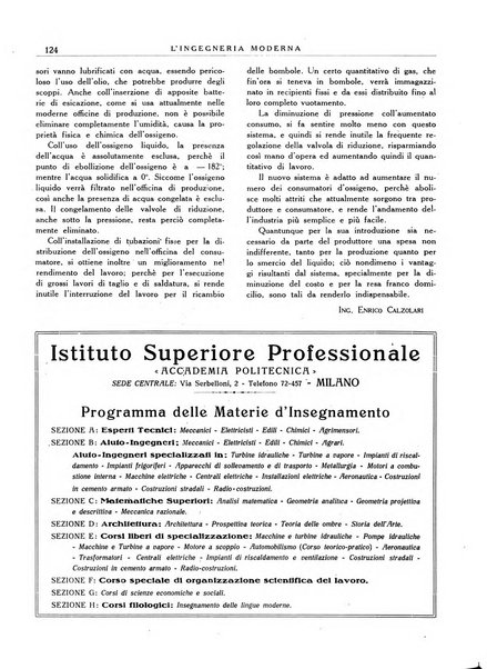 L'Ingegneria moderna rassegna di tecnologie industriali, agrarie, edilizie, idrauliche, stradali, ferroviarie