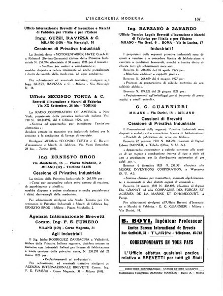 L'Ingegneria moderna rassegna di tecnologie industriali, agrarie, edilizie, idrauliche, stradali, ferroviarie