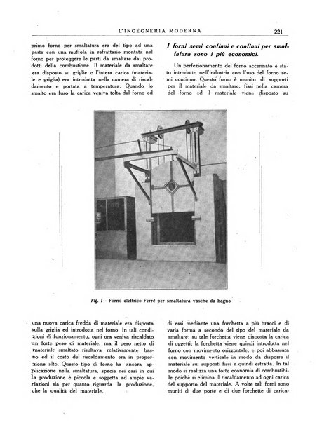 L'Ingegneria moderna rassegna di tecnologie industriali, agrarie, edilizie, idrauliche, stradali, ferroviarie