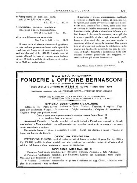 L'Ingegneria moderna rassegna di tecnologie industriali, agrarie, edilizie, idrauliche, stradali, ferroviarie