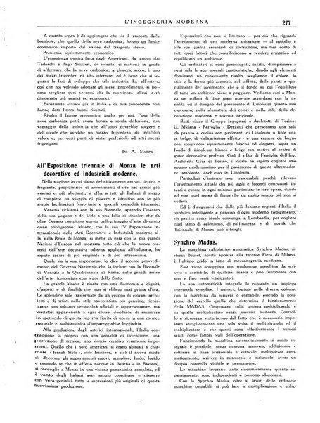 L'Ingegneria moderna rassegna di tecnologie industriali, agrarie, edilizie, idrauliche, stradali, ferroviarie