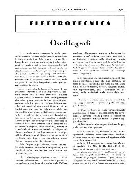 L'Ingegneria moderna rassegna di tecnologie industriali, agrarie, edilizie, idrauliche, stradali, ferroviarie