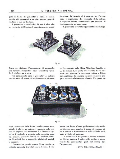 L'Ingegneria moderna rassegna di tecnologie industriali, agrarie, edilizie, idrauliche, stradali, ferroviarie