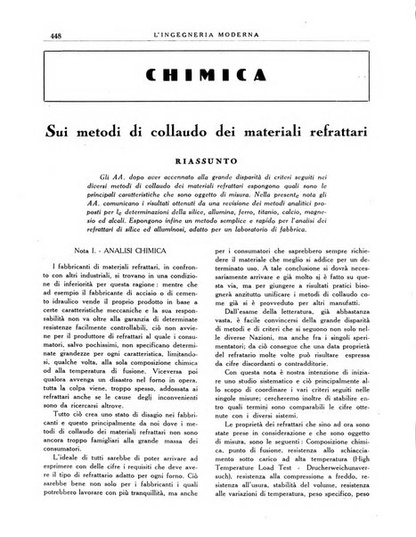 L'Ingegneria moderna rassegna di tecnologie industriali, agrarie, edilizie, idrauliche, stradali, ferroviarie