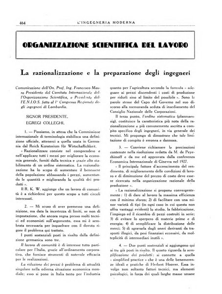 L'Ingegneria moderna rassegna di tecnologie industriali, agrarie, edilizie, idrauliche, stradali, ferroviarie