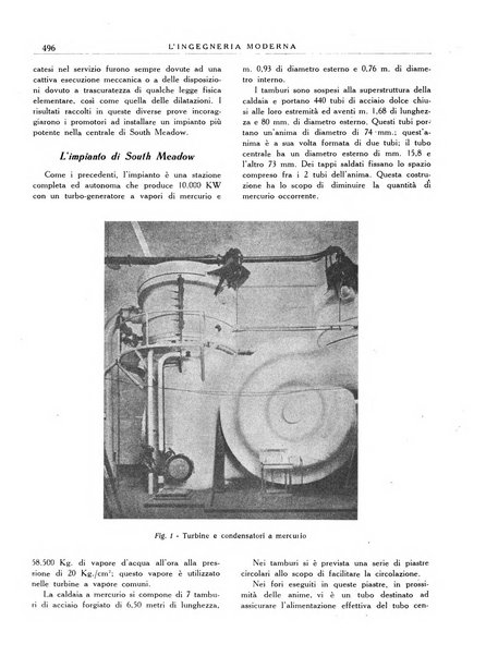 L'Ingegneria moderna rassegna di tecnologie industriali, agrarie, edilizie, idrauliche, stradali, ferroviarie