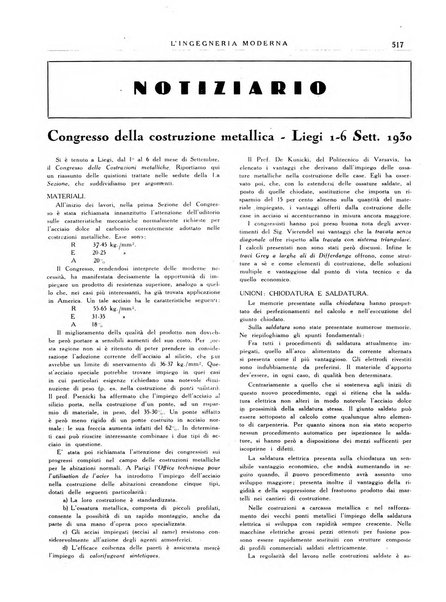 L'Ingegneria moderna rassegna di tecnologie industriali, agrarie, edilizie, idrauliche, stradali, ferroviarie