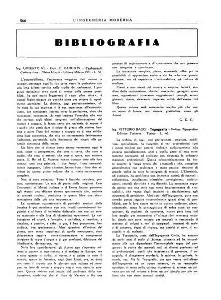 L'Ingegneria moderna rassegna di tecnologie industriali, agrarie, edilizie, idrauliche, stradali, ferroviarie