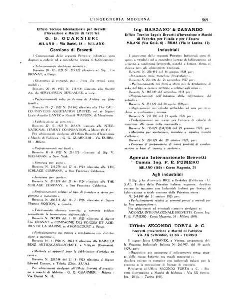 L'Ingegneria moderna rassegna di tecnologie industriali, agrarie, edilizie, idrauliche, stradali, ferroviarie