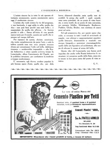 L'Ingegneria moderna rassegna di tecnologie industriali, agrarie, edilizie, idrauliche, stradali, ferroviarie