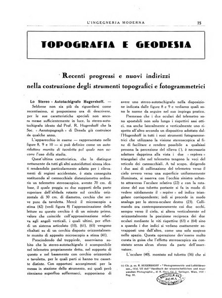 L'Ingegneria moderna rassegna di tecnologie industriali, agrarie, edilizie, idrauliche, stradali, ferroviarie