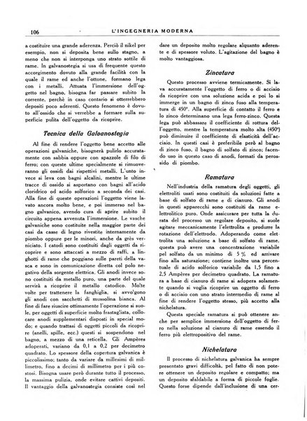 L'Ingegneria moderna rassegna di tecnologie industriali, agrarie, edilizie, idrauliche, stradali, ferroviarie