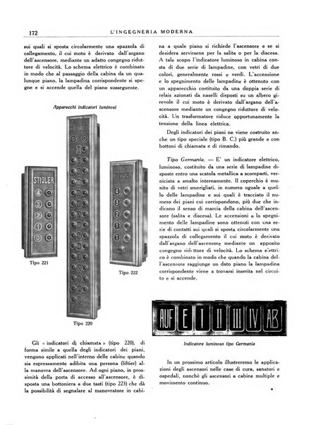 L'Ingegneria moderna rassegna di tecnologie industriali, agrarie, edilizie, idrauliche, stradali, ferroviarie