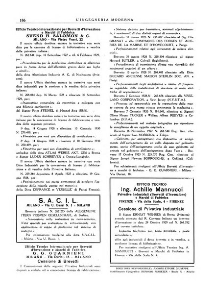 L'Ingegneria moderna rassegna di tecnologie industriali, agrarie, edilizie, idrauliche, stradali, ferroviarie