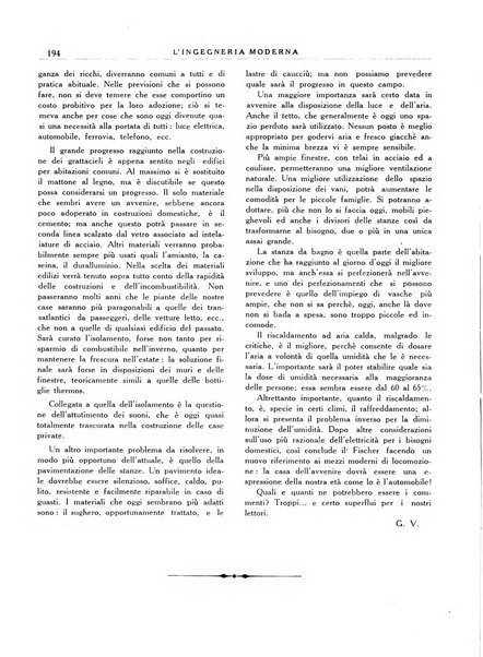 L'Ingegneria moderna rassegna di tecnologie industriali, agrarie, edilizie, idrauliche, stradali, ferroviarie