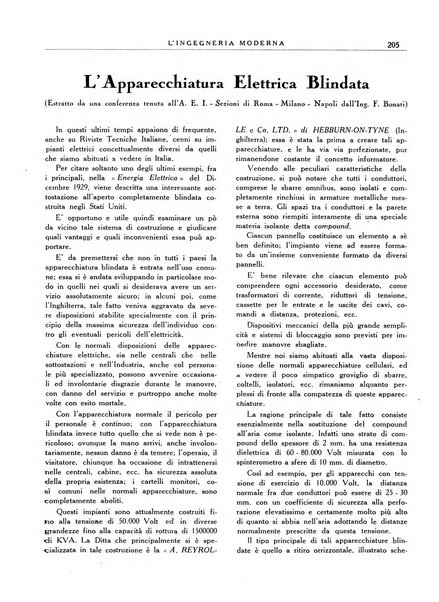 L'Ingegneria moderna rassegna di tecnologie industriali, agrarie, edilizie, idrauliche, stradali, ferroviarie