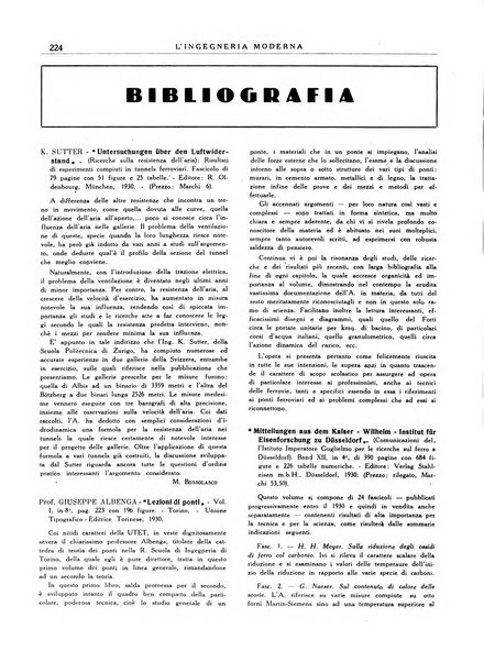 L'Ingegneria moderna rassegna di tecnologie industriali, agrarie, edilizie, idrauliche, stradali, ferroviarie