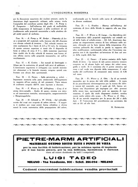 L'Ingegneria moderna rassegna di tecnologie industriali, agrarie, edilizie, idrauliche, stradali, ferroviarie