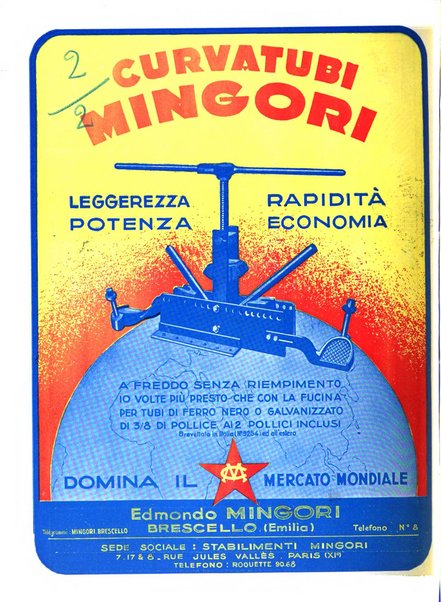 L'Ingegneria moderna rassegna di tecnologie industriali, agrarie, edilizie, idrauliche, stradali, ferroviarie