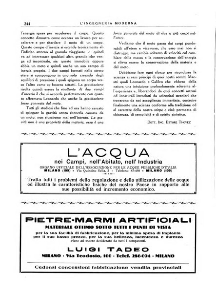 L'Ingegneria moderna rassegna di tecnologie industriali, agrarie, edilizie, idrauliche, stradali, ferroviarie