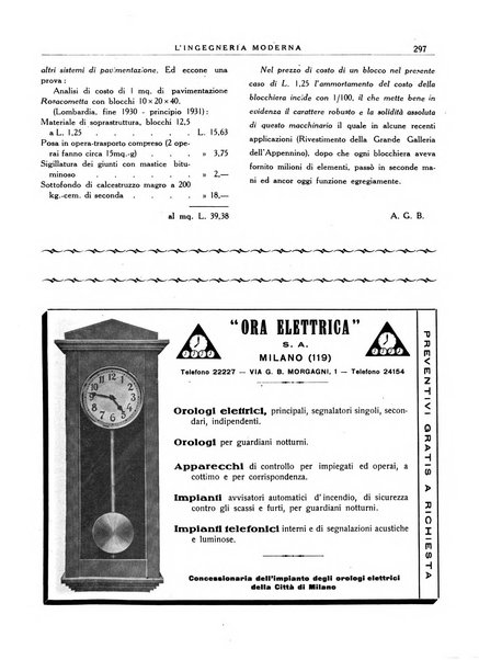 L'Ingegneria moderna rassegna di tecnologie industriali, agrarie, edilizie, idrauliche, stradali, ferroviarie