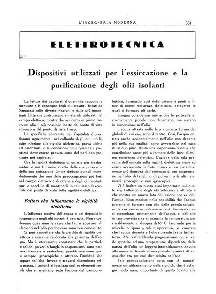 L'Ingegneria moderna rassegna di tecnologie industriali, agrarie, edilizie, idrauliche, stradali, ferroviarie