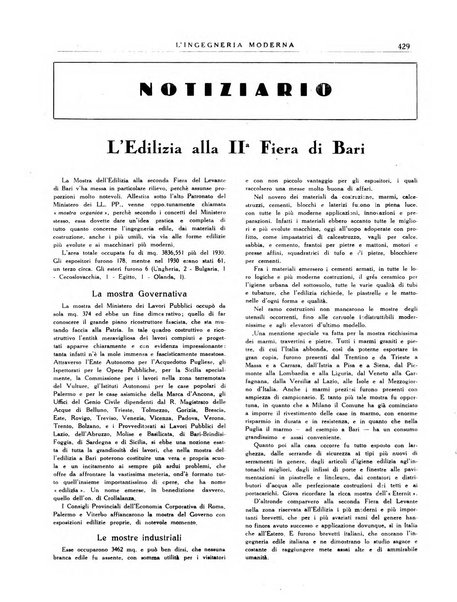 L'Ingegneria moderna rassegna di tecnologie industriali, agrarie, edilizie, idrauliche, stradali, ferroviarie