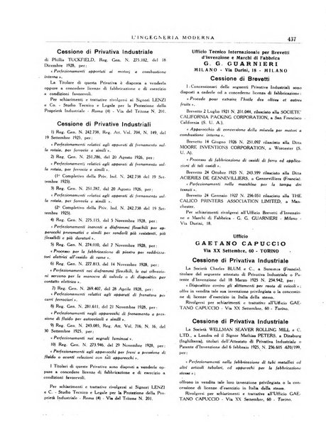 L'Ingegneria moderna rassegna di tecnologie industriali, agrarie, edilizie, idrauliche, stradali, ferroviarie