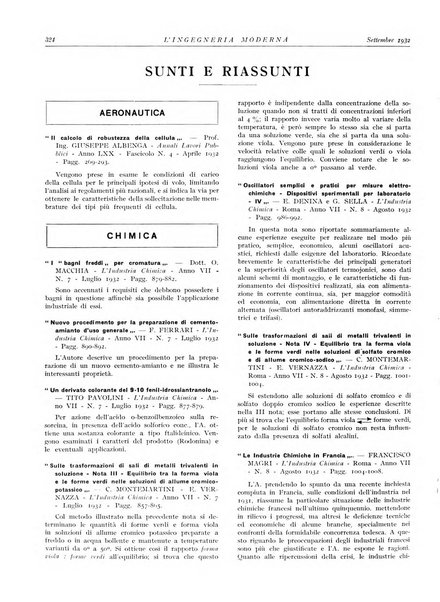 L'Ingegneria moderna rassegna di tecnologie industriali, agrarie, edilizie, idrauliche, stradali, ferroviarie