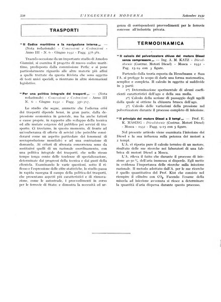 L'Ingegneria moderna rassegna di tecnologie industriali, agrarie, edilizie, idrauliche, stradali, ferroviarie