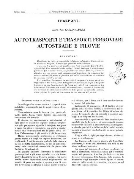 L'Ingegneria moderna rassegna di tecnologie industriali, agrarie, edilizie, idrauliche, stradali, ferroviarie