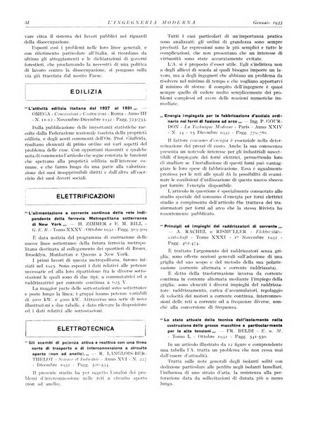 L'Ingegneria moderna rassegna di tecnologie industriali, agrarie, edilizie, idrauliche, stradali, ferroviarie