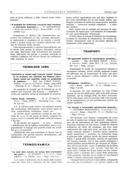 L'Ingegneria moderna rassegna di tecnologie industriali, agrarie, edilizie, idrauliche, stradali, ferroviarie