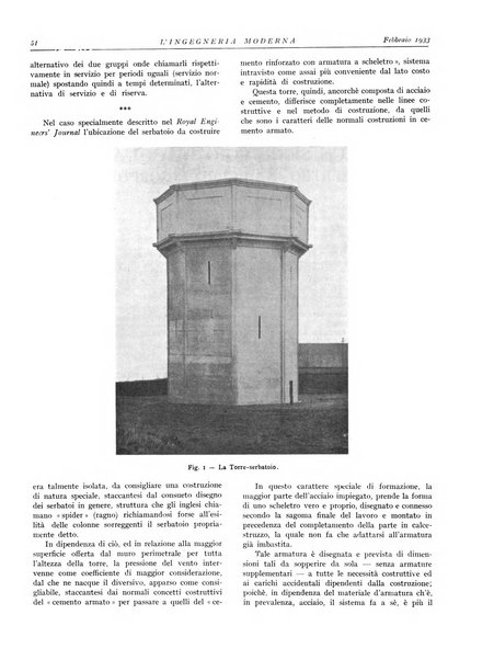 L'Ingegneria moderna rassegna di tecnologie industriali, agrarie, edilizie, idrauliche, stradali, ferroviarie