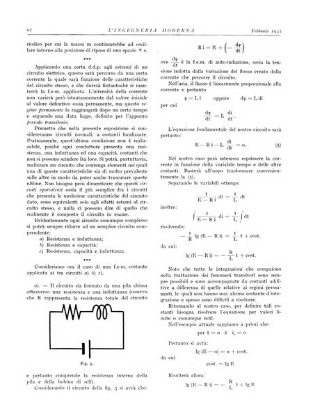 L'Ingegneria moderna rassegna di tecnologie industriali, agrarie, edilizie, idrauliche, stradali, ferroviarie