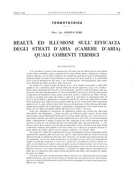 L'Ingegneria moderna rassegna di tecnologie industriali, agrarie, edilizie, idrauliche, stradali, ferroviarie