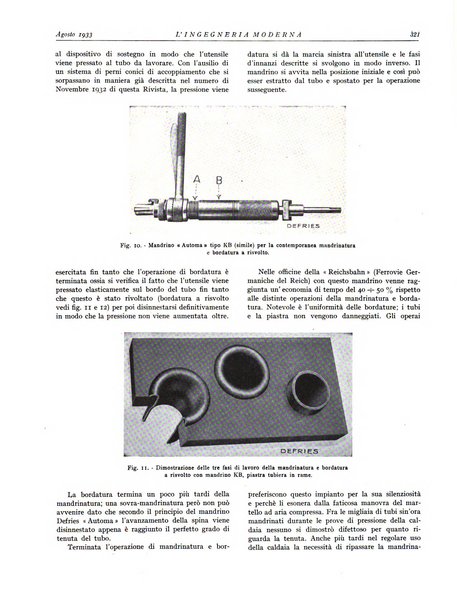 L'Ingegneria moderna rassegna di tecnologie industriali, agrarie, edilizie, idrauliche, stradali, ferroviarie