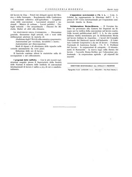 L'Ingegneria moderna rassegna di tecnologie industriali, agrarie, edilizie, idrauliche, stradali, ferroviarie