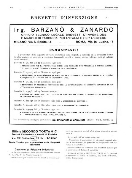 L'Ingegneria moderna rassegna di tecnologie industriali, agrarie, edilizie, idrauliche, stradali, ferroviarie