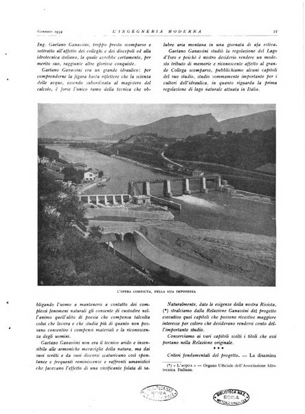 L'Ingegneria moderna rassegna di tecnologie industriali, agrarie, edilizie, idrauliche, stradali, ferroviarie