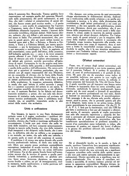 Insegnare bollettino quindicinale dell'Ente nazionale dell'insegnamento medio