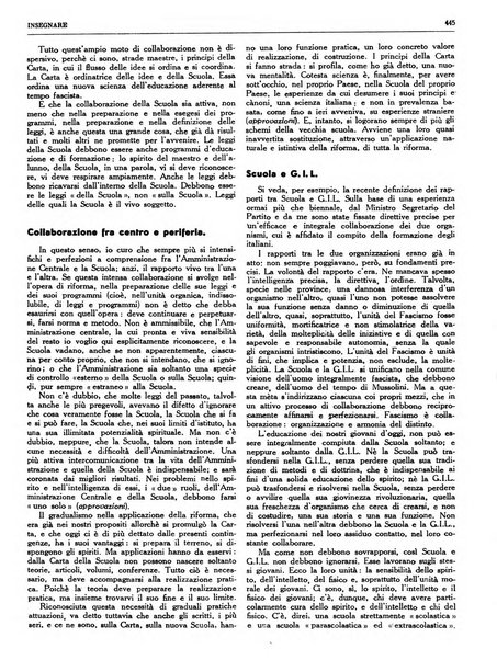 Insegnare bollettino quindicinale dell'Ente nazionale dell'insegnamento medio