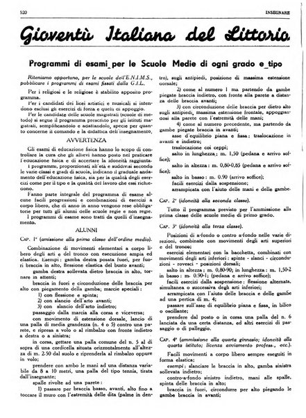 Insegnare bollettino quindicinale dell'Ente nazionale dell'insegnamento medio