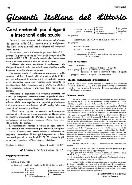 Insegnare bollettino quindicinale dell'Ente nazionale dell'insegnamento medio