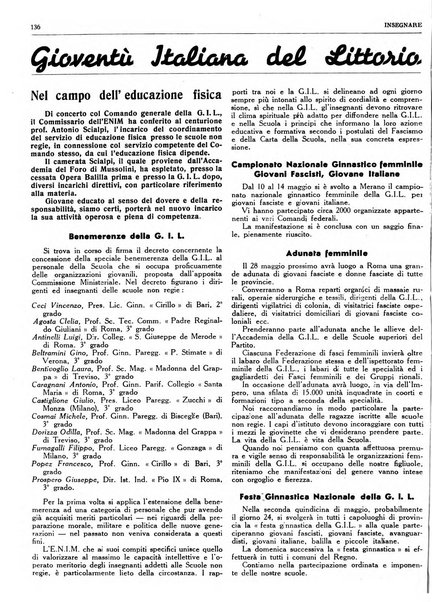 Insegnare bollettino quindicinale dell'Ente nazionale dell'insegnamento medio